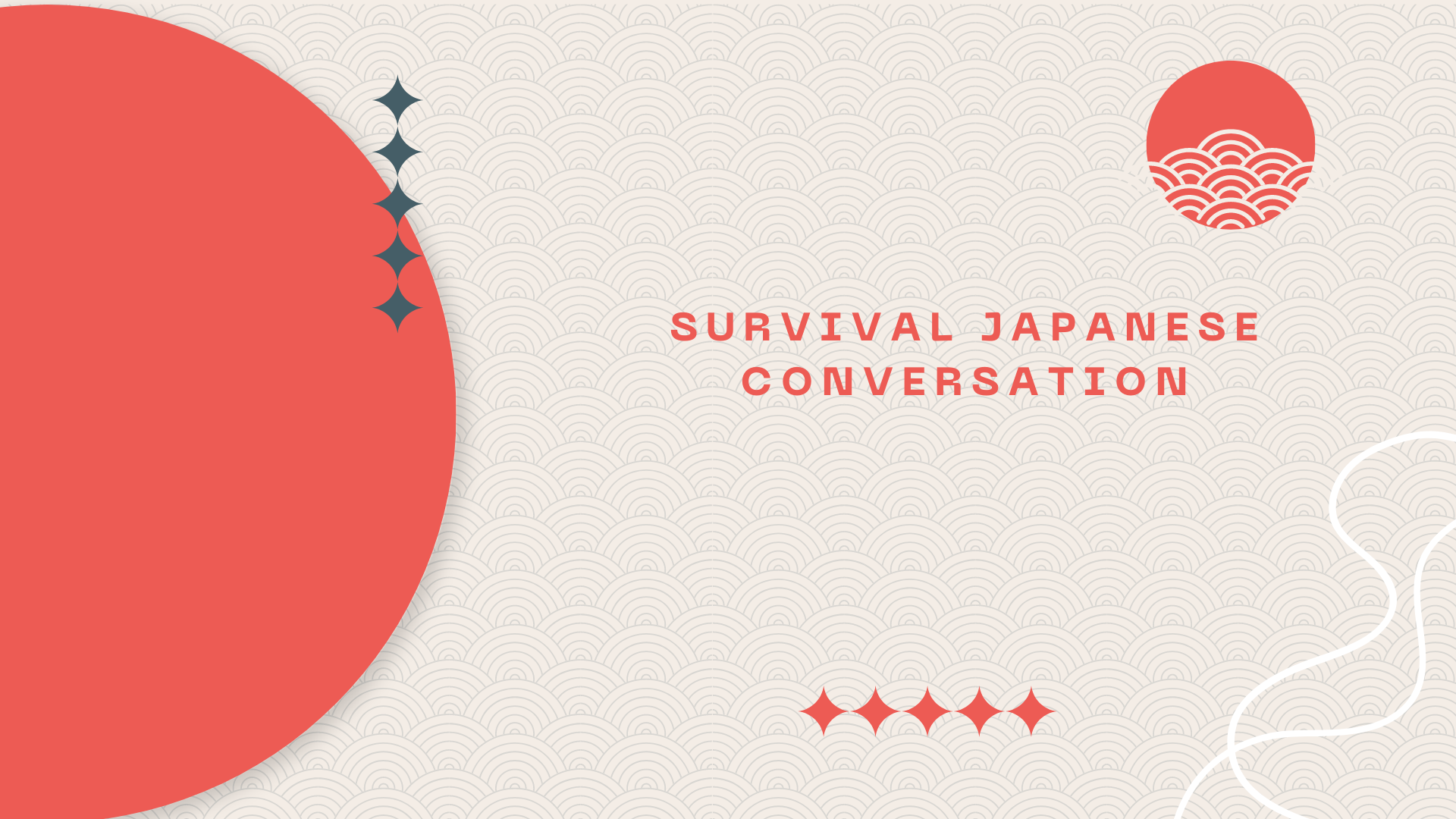 Survival Japanese Conversation 